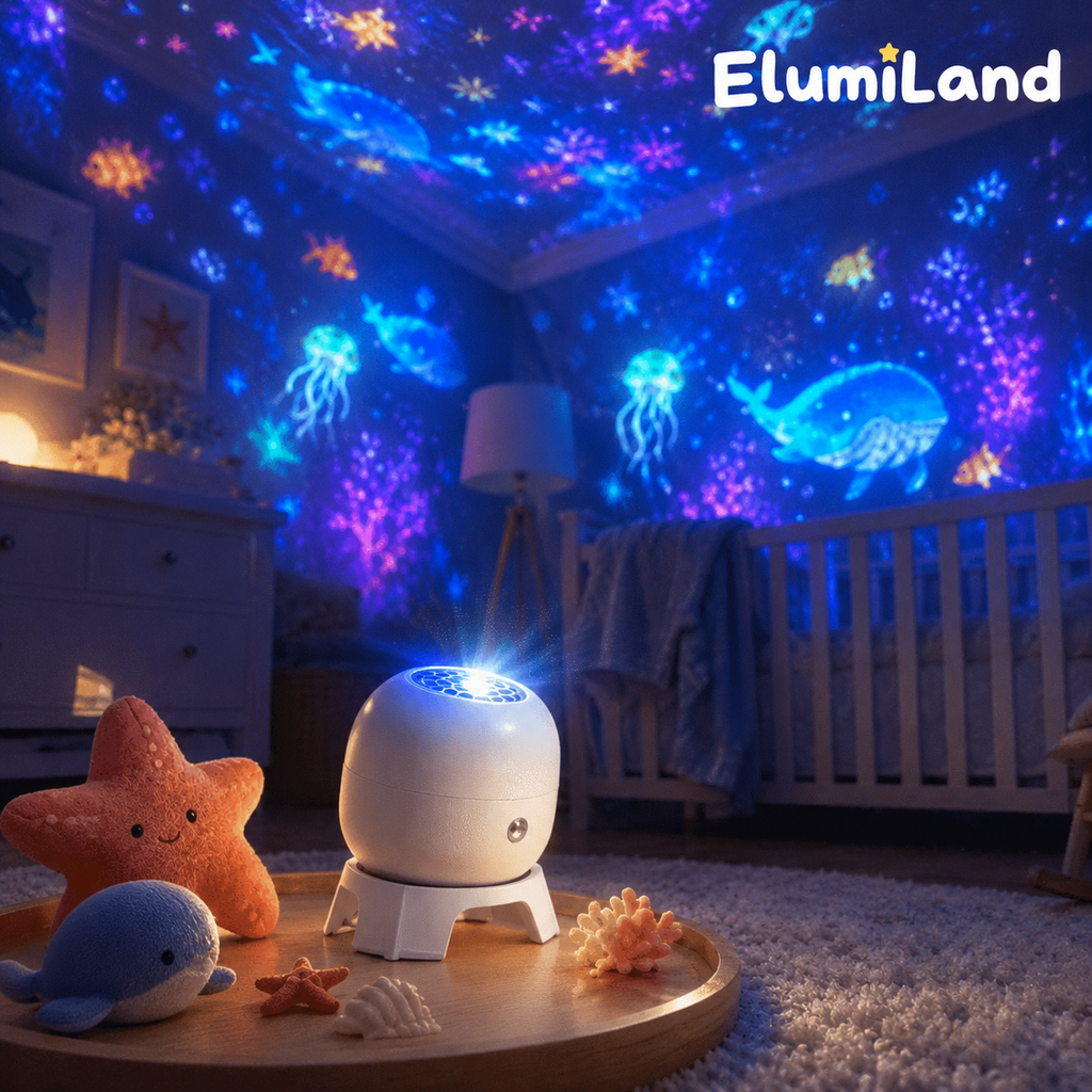 ElumiLand Kids 360 Ocean World Projector