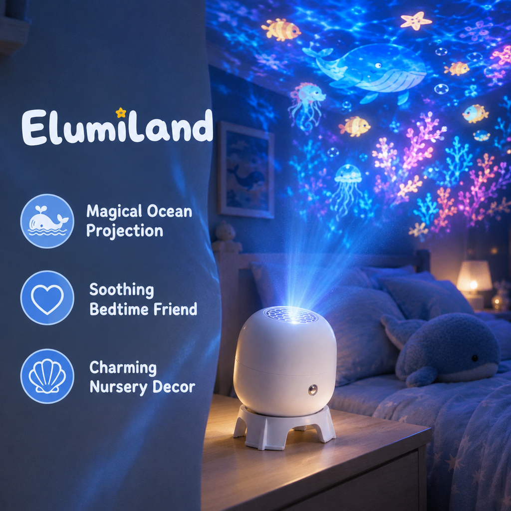 ElumiLand Kids 360 Ocean World Projector